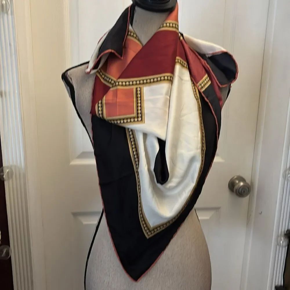 Dior Geometric Silk Scarf - Multicolor - Picture 4 of 4